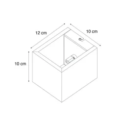 QAZQA Ländliche Wandleuchte aus Eichenholz - Transfer