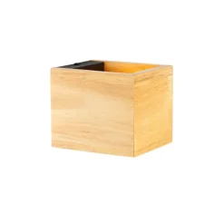 QAZQA Ländliche Wandleuchte aus Eichenholz - Transfer