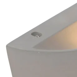 QAZQA Ländliche Wandleuchte Betonhalbkugel - Adelaide