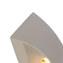 QAZQA Ländliche Wandleuchte Betonhalbkugel - Adelaide