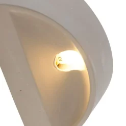 QAZQA Ländliche Wandleuchte Betonhalbkugel - Adelaide