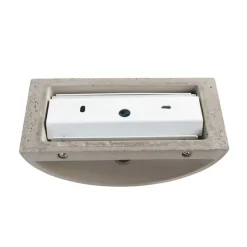 QAZQA Ländliche Wandleuchte Betonhalbkugel - Adelaide