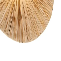 QAZQA Ländliche Wandleuchte schwarz mit Seil 60 cm - Leia