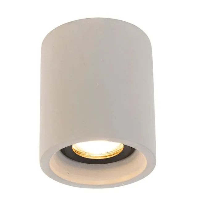 QAZQA Ländlicher runder Aufbaustraher Beton - Deep