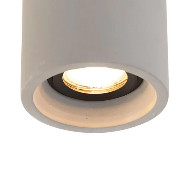 QAZQA Ländlicher runder Aufbaustraher Beton - Deep