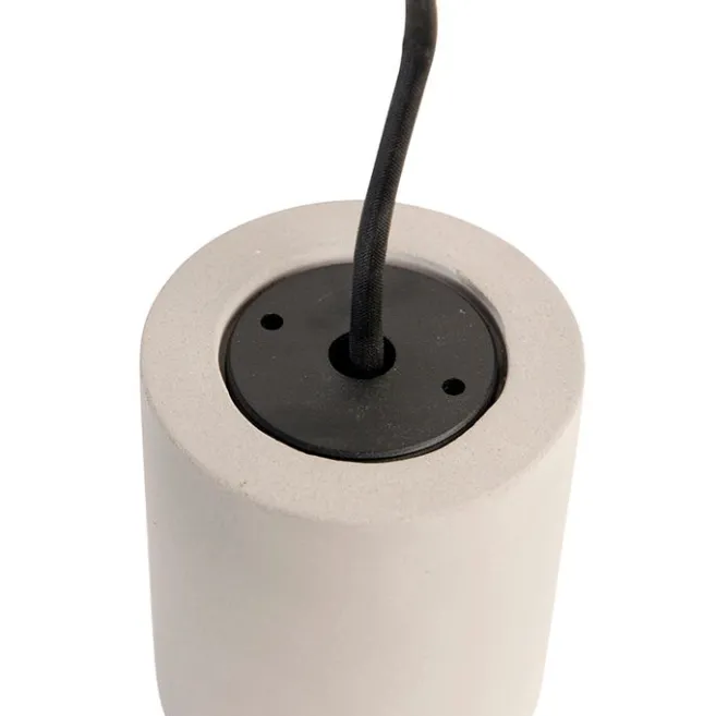 QAZQA Ländlicher runder Aufbaustraher Beton - Deep