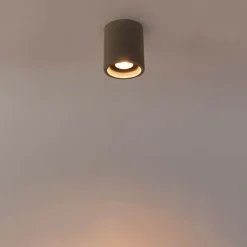 QAZQA Ländlicher runder Aufbaustraher Beton - Deep