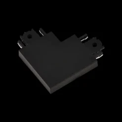 QAZQA L-Verbinder Schiene schwarz 1-phasig - Magnetic