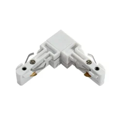 QAZQA L-Verbinder Schiene weiß 1-phasig - Slimline