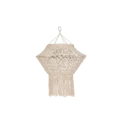 Kinder QAZQA Makramee Lampenschirm natur 90 cm