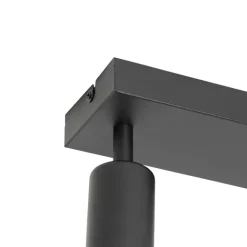 QAZQA Modern Spot schwarz rechteckig 2-flammig - Facil