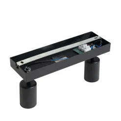 QAZQA Modern Spot schwarz rechteckig 2-flammig - Facil