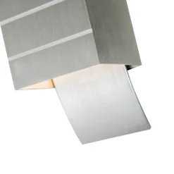 QAZQA Moderne Aluminium-Wandleuchte mit Lichteffekt - Amy