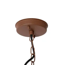 QAZQA Moderne Außenhängelampe rostbraun IP44 - Kansas