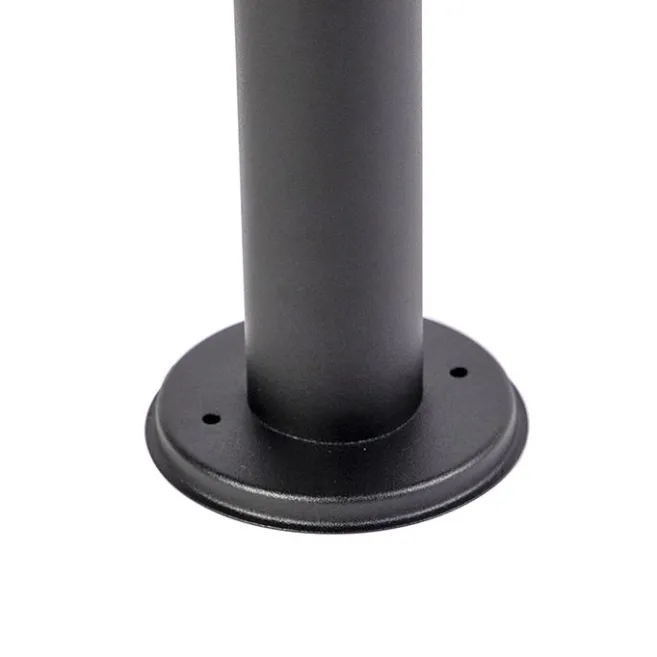 QAZQA Moderne Außenleuchte schwarz 50 cm IP44 - Gleam