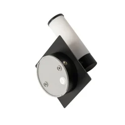 QAZQA Moderne Badezimmer Wandleuchte schwarz IP44 - Bath