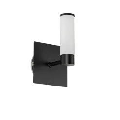 QAZQA Moderne Badezimmer Wandleuchte schwarz IP44 - Bath