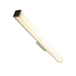 QAZQA Moderne Badezimmer Wandleuchte Stahl 92 cm IP44 - Cascada