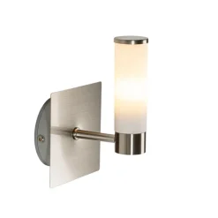 QAZQA Moderne Badezimmer Wandleuchte Stahl IP44 - Bath