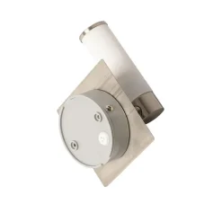 QAZQA Moderne Badezimmer Wandleuchte Stahl IP44 - Bath