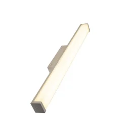 QAZQA Moderne Badezimmer Wandleuchte Stahl 62 cm IP44 - Cascada