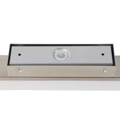 QAZQA Moderne Badezimmer Wandleuchte Stahl 62 cm IP44 - Cascada