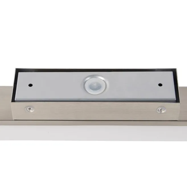 QAZQA Moderne Badezimmer Wandleuchte Stahl 62 cm IP44 - Cascada