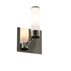 QAZQA Moderne Badezimmer Wandleuchte Chrom IP44 - Bath