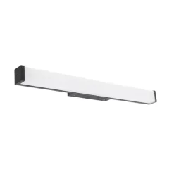 QAZQA Moderne Badezimmerwandleuchte schwarz 62 cm IP44 - Cascada