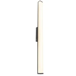 QAZQA Moderne Badezimmer-Wandleuchte schwarz 92 cm IP44 - Cascada