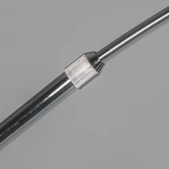 QAZQA Moderne Bogenlampe chrom verstellbar ohne Schirm