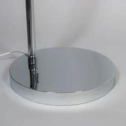 QAZQA Moderne Bogenlampe chrom verstellbar ohne Schirm