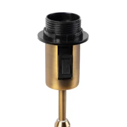 QAZQA Moderne bronzefarbene verstellbare Tischleuchte - Parte