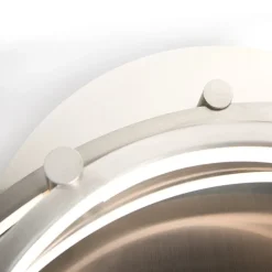 QAZQA Moderne Deckenleuchte aus Stahl inkl. LED und Dimmer - Rondas