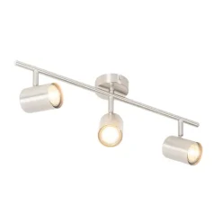 QAZQA Moderne Deckenleuchte aus Stahl 3-flammig verstellbar - Jeana