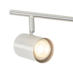 QAZQA Moderne Deckenleuchte aus Stahl 3-flammig verstellbar - Jeana