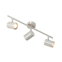 QAZQA Moderne Deckenleuchte aus Stahl 3-flammig verstellbar - Jeana