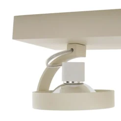 QAZQA Moderne Deckenleuchte Beige G9 rund drehbar 3-flammig - Go