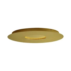 QAZQA Moderne Deckenleuchte Gold 60cm inkl. LED 3-Stufen Dimmbar - Morning