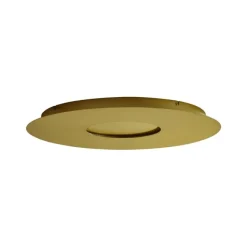 QAZQA Moderne Deckenleuchte Gold 60cm inkl. LED 3-Stufen Dimmbar - Morning