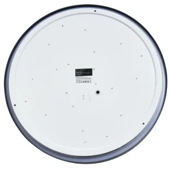 QAZQA Moderne Deckenleuchte Grau mit Weiß 48cm inkl. LED Dimmbar RGB - Kanton