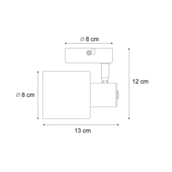QAZQA Moderne Deckenleuchte Schwarz mit rundem Rauchglas - Cilin
