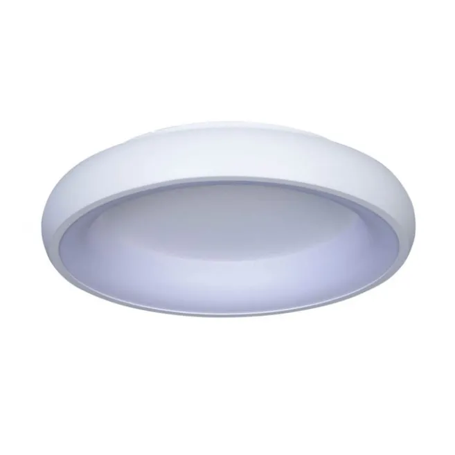 Trio Leuchten Moderne Deckenleuchte weiß 45cm inklusive dimmbarer LED - Cardona