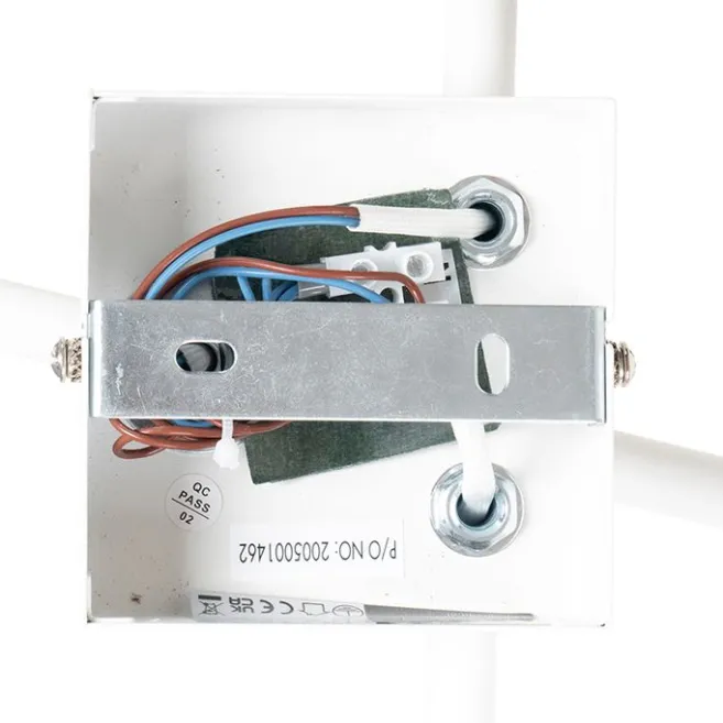 QAZQA Moderne Deckenleuchte weiß 5-flammig verstellbar quadratisch - Jeana