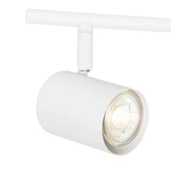 QAZQA Moderne Deckenleuchte weiß 5-flammig verstellbar quadratisch - Jeana