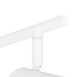 QAZQA Moderne Deckenleuchte weiß 5-flammig verstellbar quadratisch - Jeana