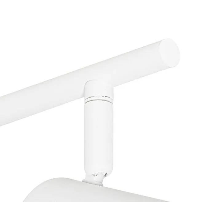 QAZQA Moderne Deckenleuchte weiß 5-flammig verstellbar quadratisch - Jeana