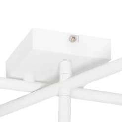 QAZQA Moderne Deckenleuchte weiß 5-flammig verstellbar quadratisch - Jeana