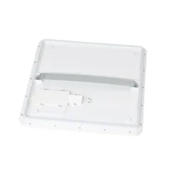 QAZQA Moderne Deckenleuchte weiß 40cm quadratisch inkl. LED 3-stufig dimmbar IP44 - Steve