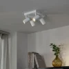 QAZQA Moderne Deckenleuchte weiß 4-flammig verstellbar quadratisch - Jeana